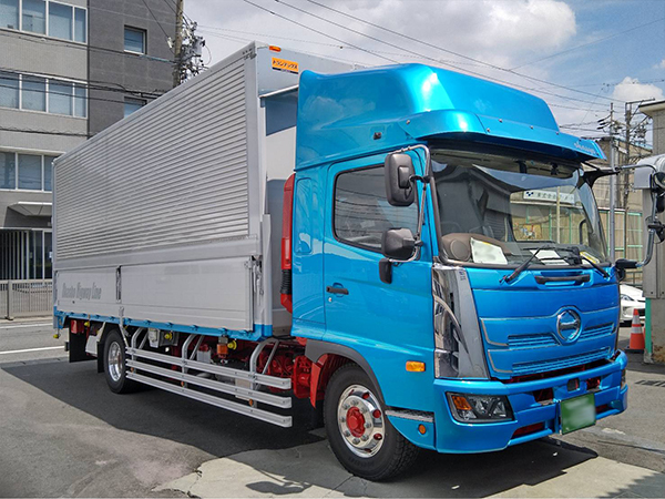 施工事例（キャブ・ロッカー・シャシ塗装）